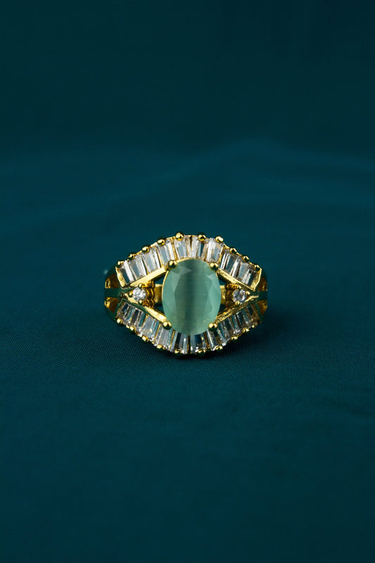 Special Edition Ring - Zinc Diamond - One Carat Gold Plated